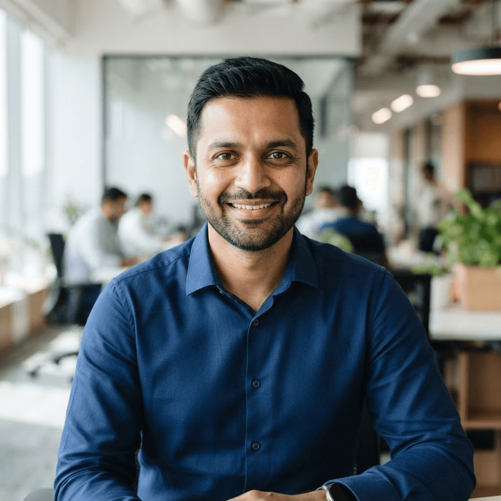 Indian male business professional