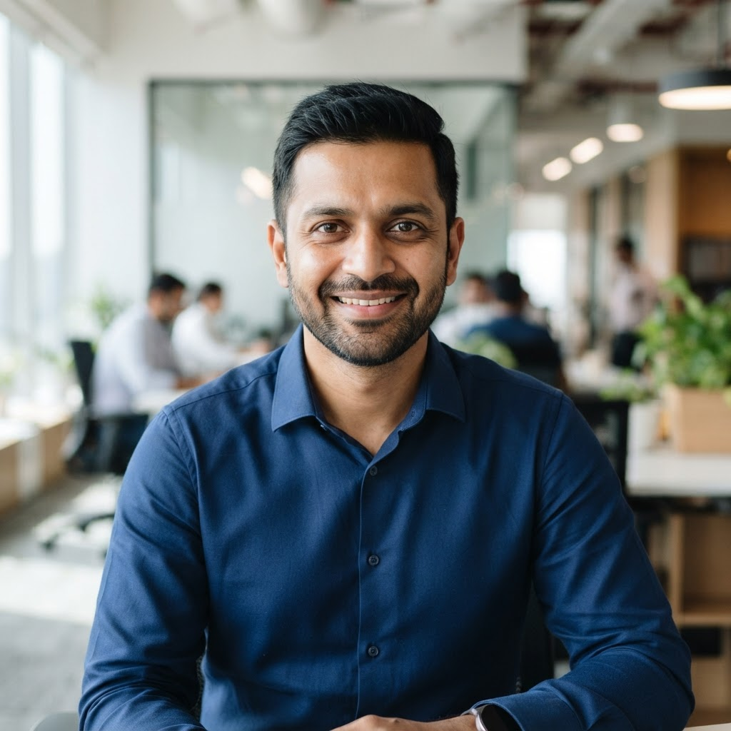 Indian male business professional
